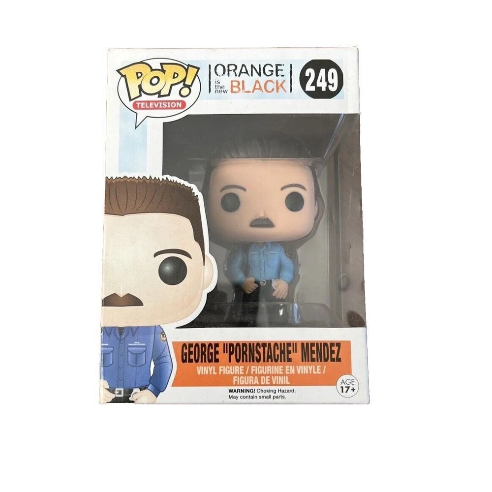 Funko POP! Orange is the New Black Figure- GEORGE (Pornstache) MENDEZ #249